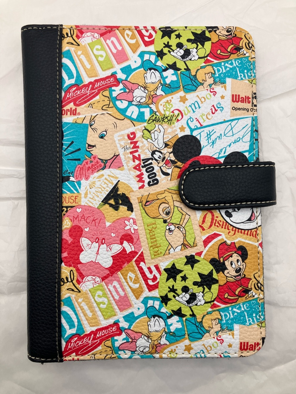 Disney Colorful Patchwork Character Tablet Cover - Black Trim